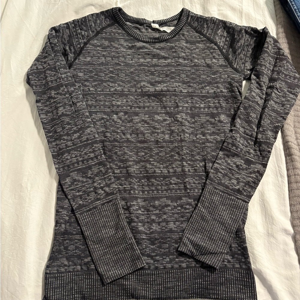 lululemon athletica Charcoal Crewneck Sweater